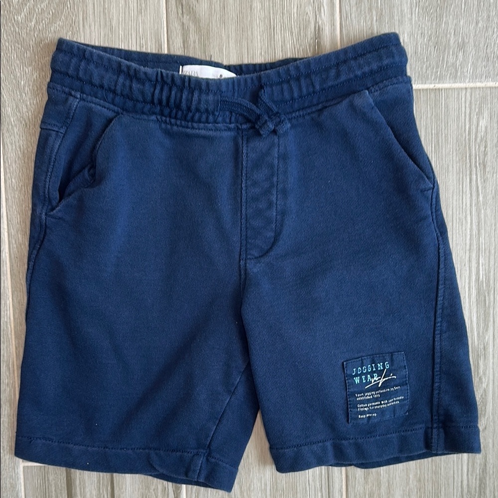 ZARA KIDS SIZE 8 Navy Blue Kids Jogging Shorts